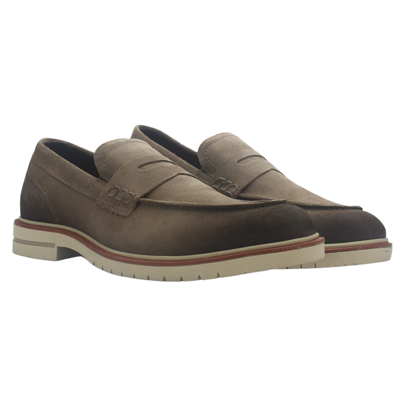Mocasin Café Hombre Casual Ferracini 5438 Firenze