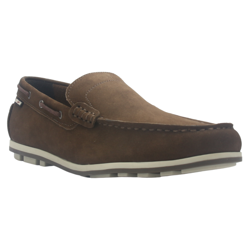 Mocasin Café Hombre Casual Ferracini 3138 Astral