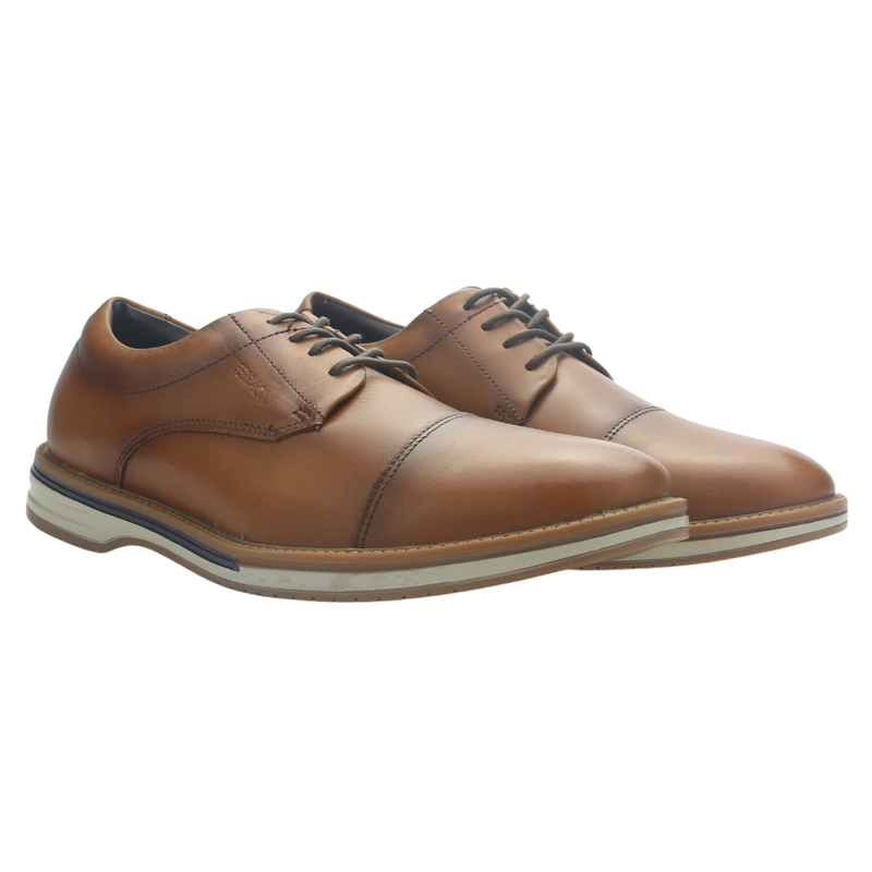 Zapato Café Hombre Casual Ferracini 3270 Spot