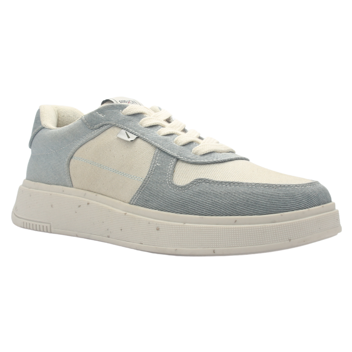 Zapatilla de Hombre Beige/Azul Urbano Ferracini 9905 Logan Green