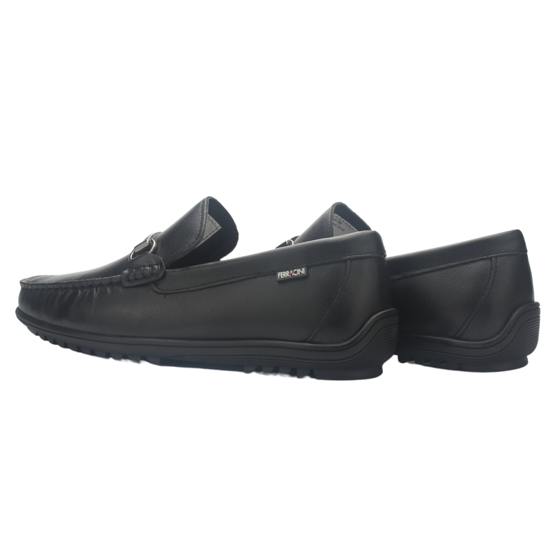 Mocasin Negro Hombre Casual Ferracini 5156 Neo