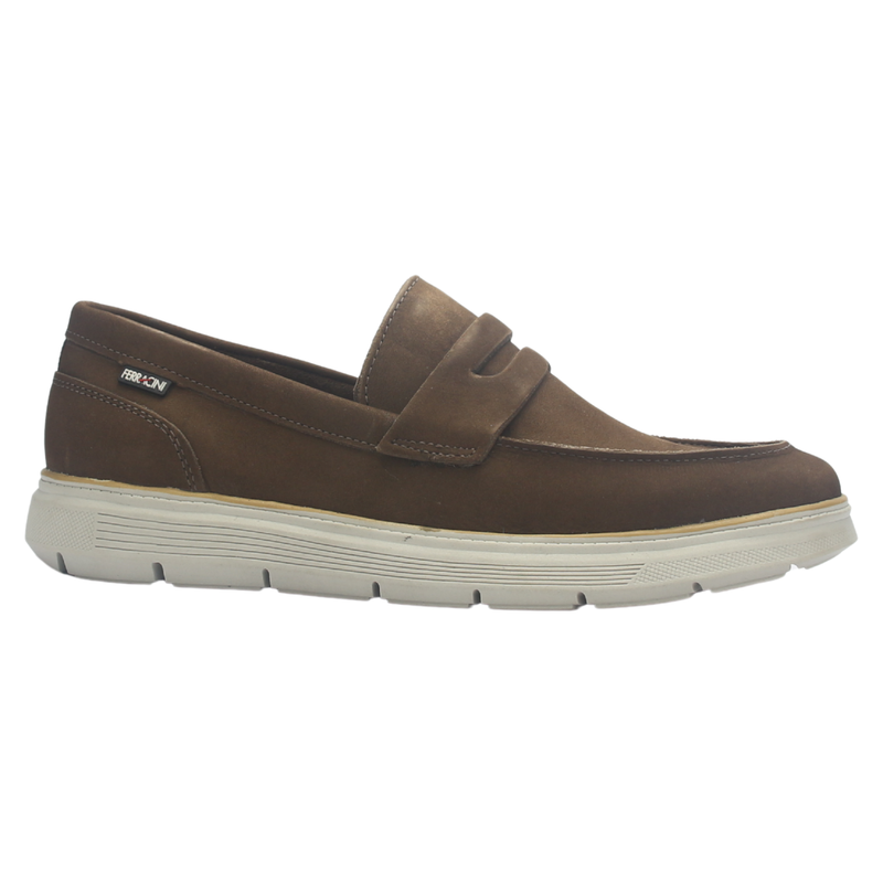 Mocasin Café Hombre Casual Ferracini 7270 Prisma