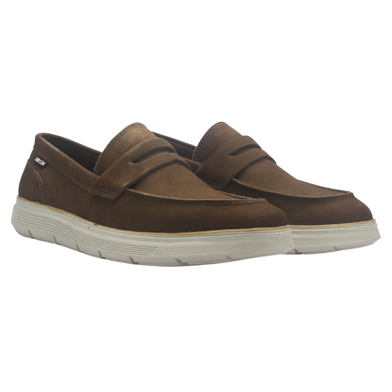 Mocasin Café Hombre Casual Ferracini 7270 Prisma