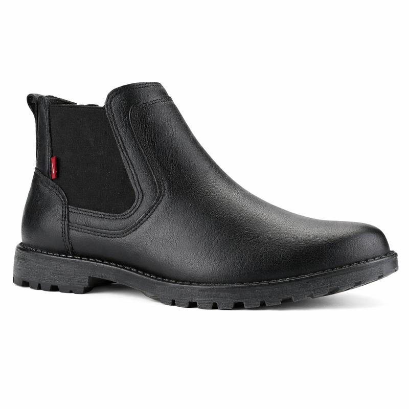 Botin Negro Hombre Casual Ferracini Cross 9951
