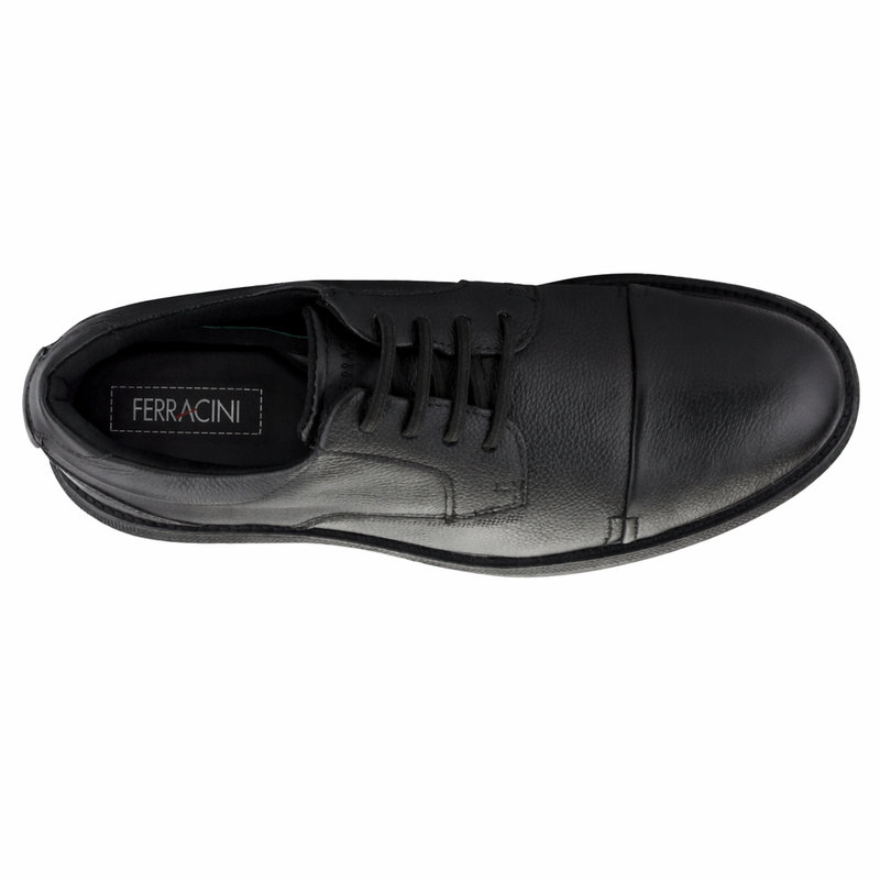 Zapato Negro Hombre Casual Ferracini 5166 Austin
