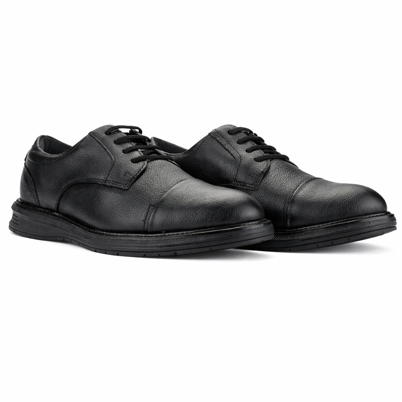 Zapato Negro Hombre Casual Ferracini 5166 Austin