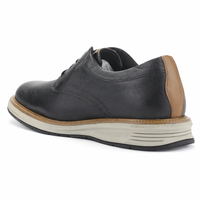 Zapato Negro Hombre Casual Ferracini 5168 Austin