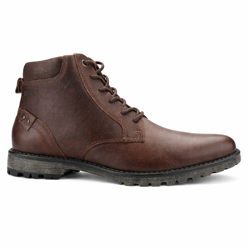 Botin Café Hombre Casual Ferracini 9953 Cross