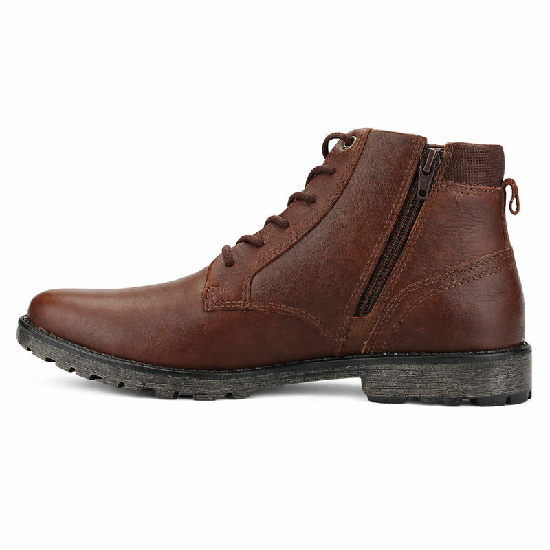 Botin Café Hombre Casual Ferracini 9953 Cross