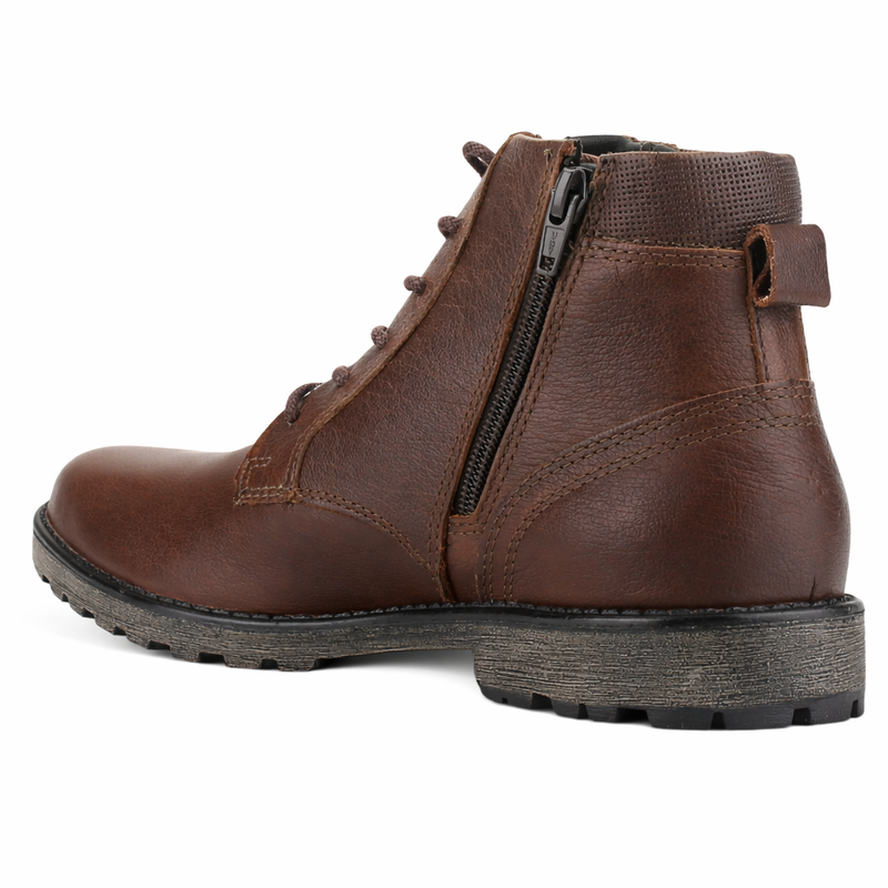 Botin Café Hombre Casual Ferracini 9953 Cross