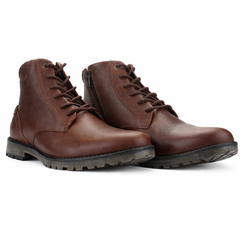 Botin Café Hombre Casual Ferracini 9953 Cross