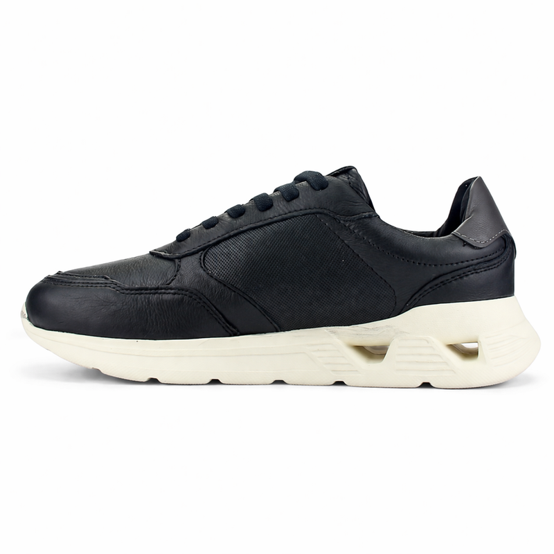 Zapatilla Negro Hombre Casual Ferracini 8351 Speed