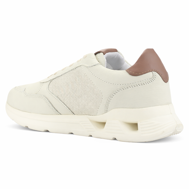 Zapatilla Beige Hombre Casual Ferracini 8351 Speed