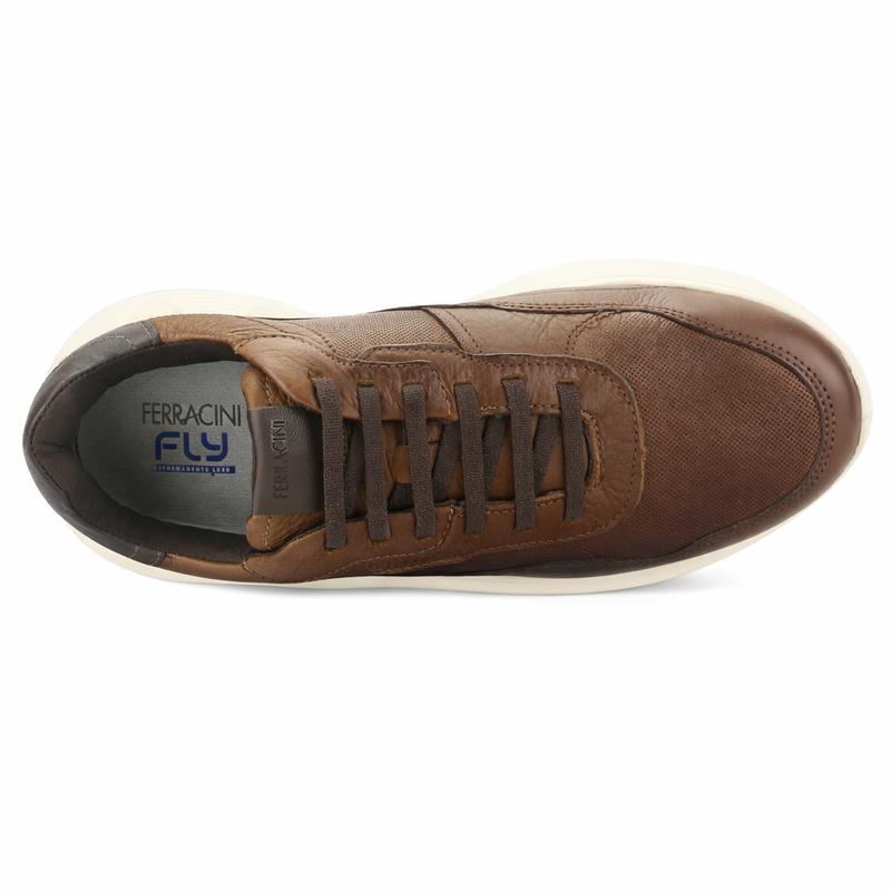 Zapatilla Café Hombre Casual Ferracini 8352 Speed
