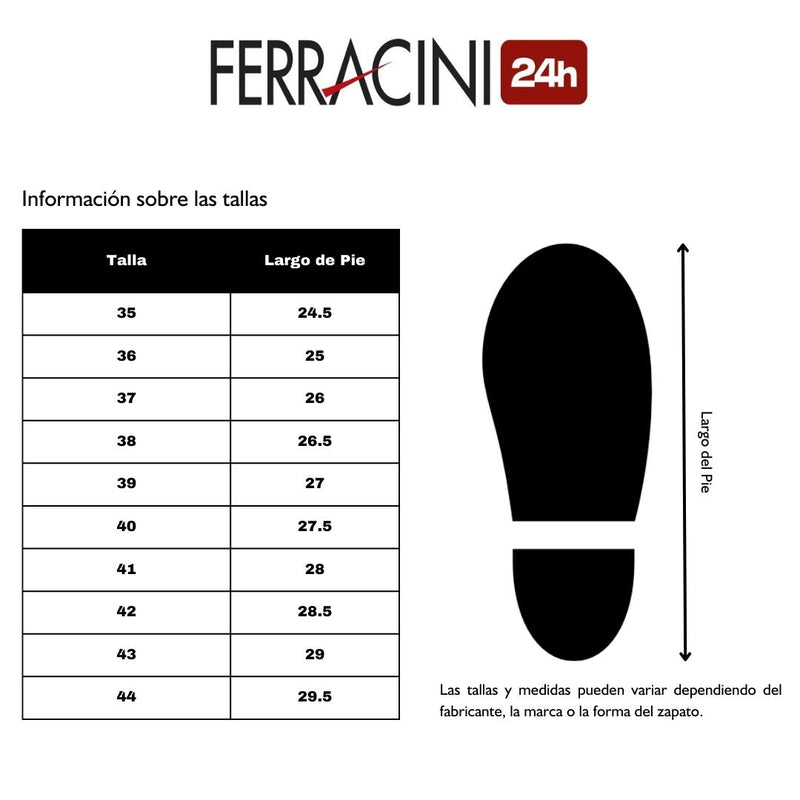 Zapatilla Ferracini Hombre 8341 Eco Dry Café Casual